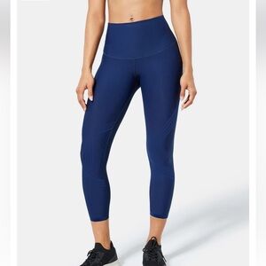 High-Waist Navy Seamless Performance Leggings